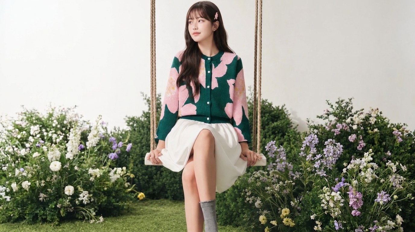Byarealle Daisy Cardigan Rajut Premium
