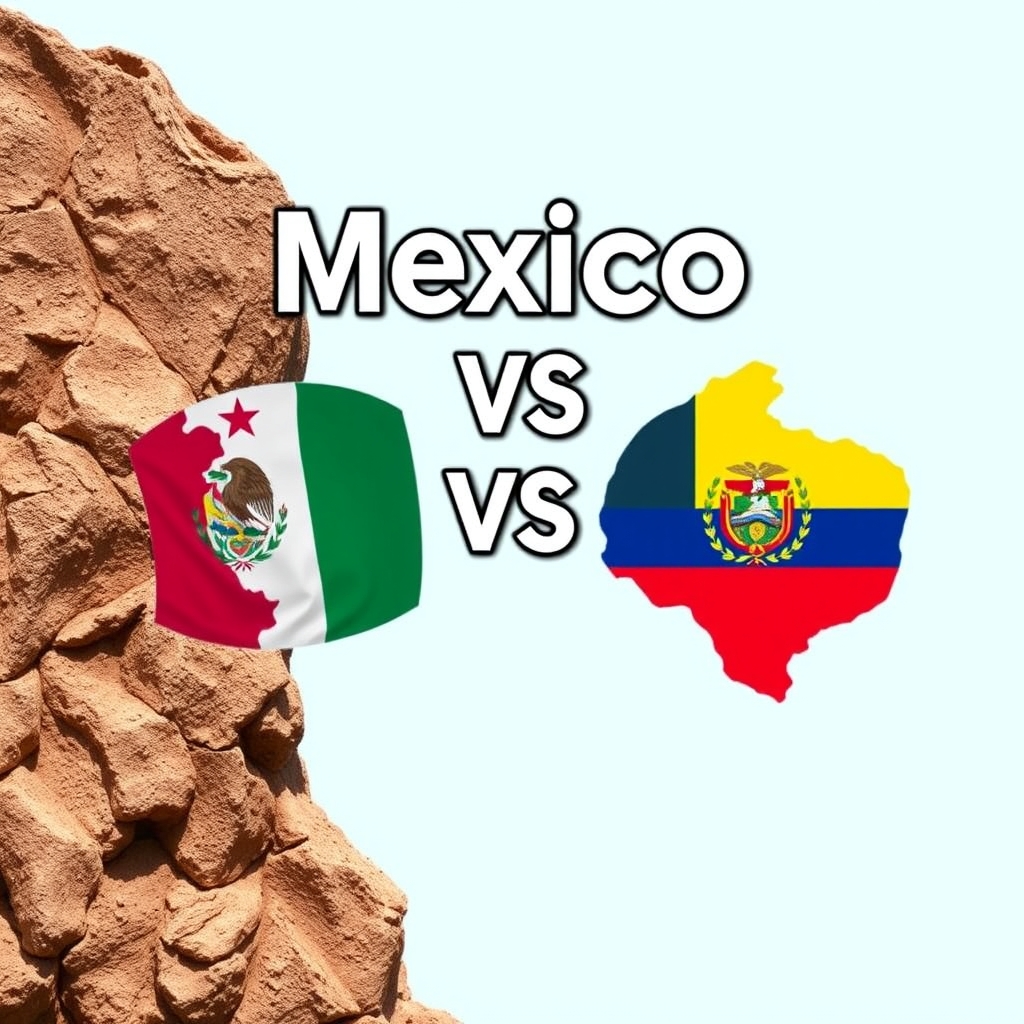 Ilustrasi mexico vs ecuador