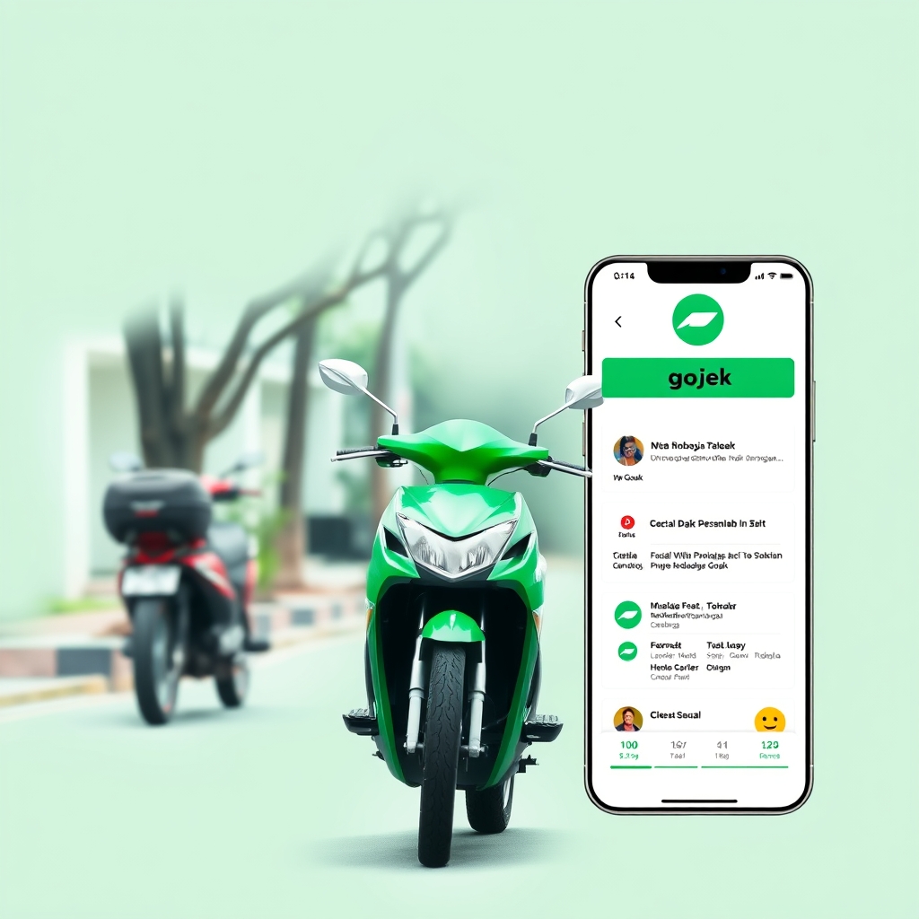 Ilustrasi gojek